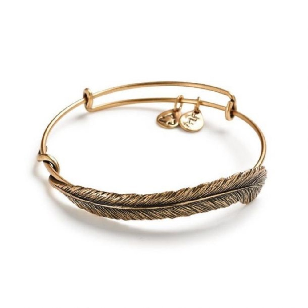 Alex and Ani Plume Feather Bangle